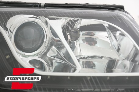 Prednja svjetla LED DayLight (crna) / Volkswagen Passat B5 3BG (09.2000-03.2005), LPVW56