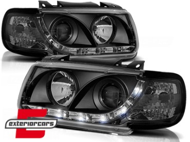 Prednja svjetla LED DayLight (crna) / Volkswagen Polo 6N (10.1994-09.1999), LPVWA4
