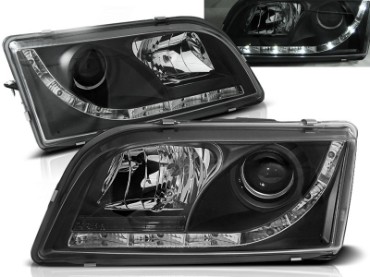Prednja svjetla LED DayLight (crna) / VOLVO S40/V40 (96-03), LPVO08