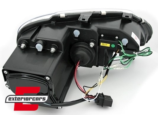 Prednja svjetla LED DayLight (crna) / VW Caddy (2003-2010) Touran I (2003-2006), LPVWC4