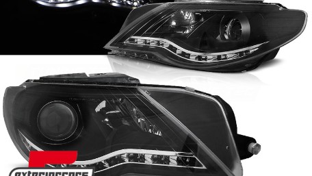 Prednja svjetla LED DayLight (crna) / VW Passat CC (2008-2012), LPVWJ5