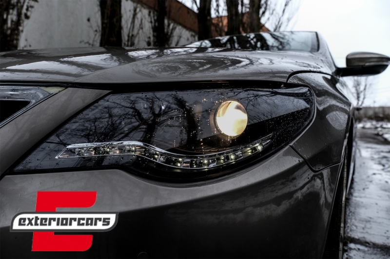 Prednja svjetla LED DayLight (crna) / VW Passat CC (2008-2012), LPVWJ5