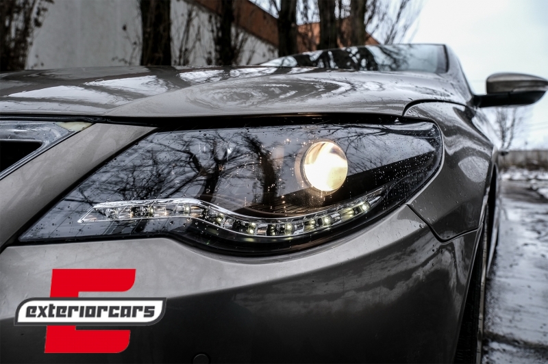 Prednja svjetla LED DayLight (crna) / VW Passat CC (2008-2012), LPVWJ5