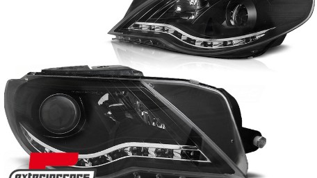 Prednja svjetla LED DayLight (crna) / VW Passat CC (2008-2012), LPVWJ5