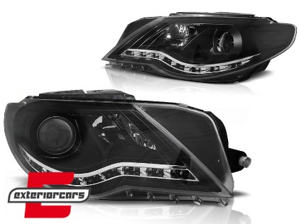 Prednja svjetla LED DayLight (crna) / VW Passat CC (2008-2012), LPVWJ5