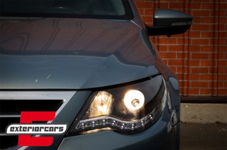 Prednja svjetla LED DayLight (crna) / VW Passat CC (2008-2012), LPVWJ5