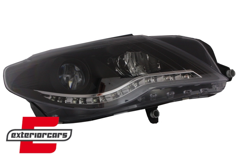 Prednja svjetla LED DayLight (crna) / VW Passat CC (2008-2012), LPVWJ5