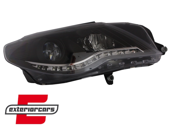 Prednja svjetla LED DayLight (crna) / VW Passat CC (2008-2012), LPVWJ5
