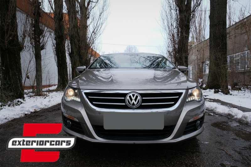Prednja svjetla LED DayLight (crna) / VW Passat CC (2008-2012), LPVWJ5
