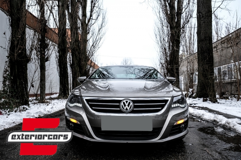 Prednja svjetla LED DayLight (crna) / VW Passat CC (2008-2012), LPVWJ5