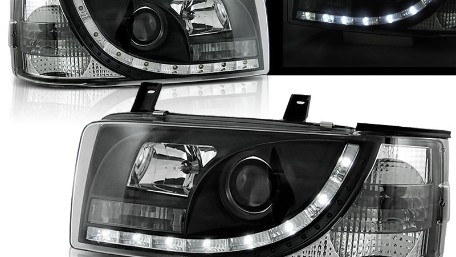 Prednja svjetla LED DayLight (crna) / VW T4 (1990-03.2003), LPVW84