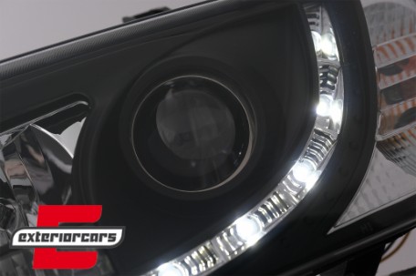 Prednja svjetla LED DayLight (crna) / VW T4 (1990-03.2003), LPVW84