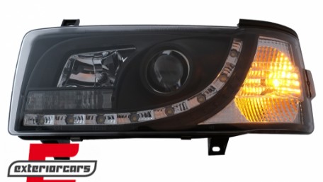Prednja svjetla LED DayLight (crna) / VW T4 (1990-03.2003), LPVW84