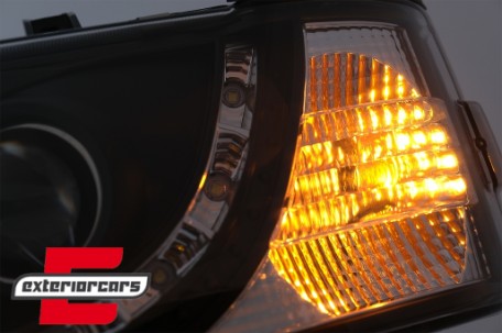 Prednja svjetla LED DayLight (crna) / VW T4 (1990-03.2003), LPVW84