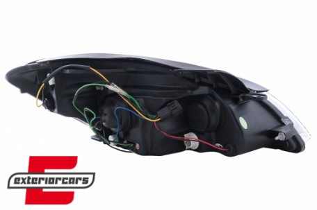 Prednja svjetla LED DayLight dizajn (crna) / Kia Ceed (2006-2009), LPKI02