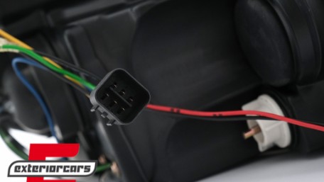 Prednja svjetla LED DayLight dizajn (crna) / Kia Ceed (2006-2009), LPKI02