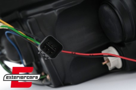 Prednja svjetla LED DayLight dizajn (crna) / Kia Ceed (2006-2009), LPKI02