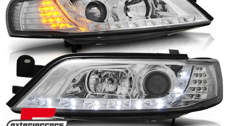 Prednja svjetla LED DayLight LED žmigavci (chrome) / Opel Vectra B (1995-12.1998), LPOP73