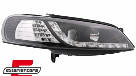 Prednja svjetla LED DayLight LED žmigavci (crna) / Opel Vectra B (1995-12.1998), LPOP74