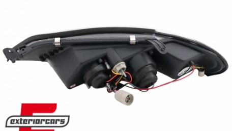 Prednja svjetla LED DayLight LED žmigavci (crna) / Opel Vectra B (1995-12.1998), LPOP74