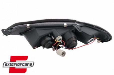 Prednja svjetla LED DayLight LED žmigavci (crna) / Opel Vectra B (1995-12.1998), LPOP74