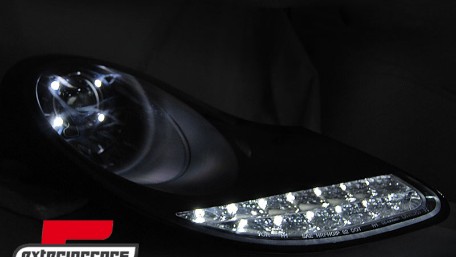 Prednja svjetla LED DayLight LED žmigavci (crna) / PORSCHE BOXSTER 911 996 (1996-2004), LPPO02
