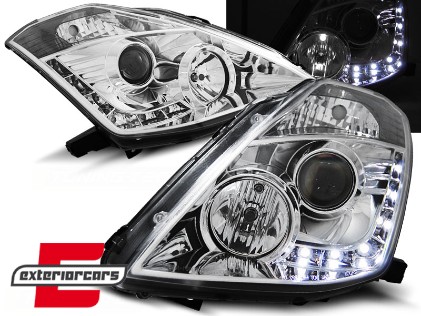 Prednja svjetla LED DayLight Xenon (chrome) / Nissan 350Z (2003-2005), LPNI03
