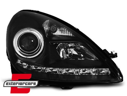 Prednja svjetla LED DayLight Xenon (crna) / Mercedes SLK R171 (2004-2011), LPMEE3