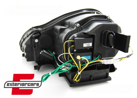Prednja svjetla LED DayLight Xenon (crna) / Porsche Cayenne (02-06), LPPO04