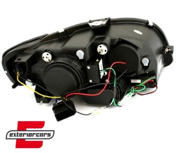 Prednja svjetla LED DayLights (crna) / Audi A4 B7 (2004-2008), LPAU42