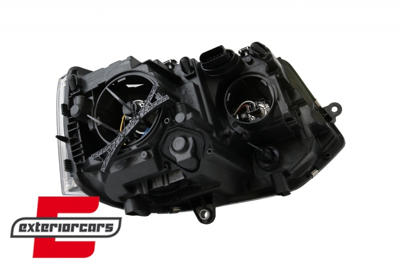 Prednja svjetla LED DayLine Xenon look (crna) / VW T5.1 (2010-2015), LPVWM4