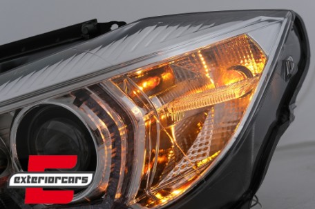 Prednja svjetla LED DRL Angel Eyes (chrome) BMW serije 3 F30 F31 LCI limuzina karavan (2015-2019), LPBMN1