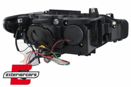 Prednja svjetla LED DRL Angel Eyes (chrome) BMW serije 3 F30 F31 LCI limuzina karavan (2015-2019), LPBMN1