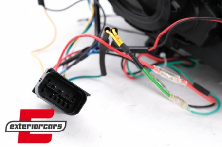 Prednja svjetla LED DRL Angel Eyes (chrome) BMW serije 3 F30 F31 LCI limuzina karavan (2015-2019), LPBMN1