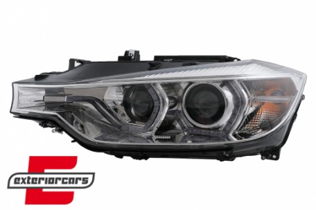 Prednja svjetla LED DRL Angel Eyes (chrome) BMW serije 3 F30 F31 LCI limuzina karavan (2015-2019), LPBMN1