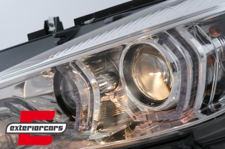 Prednja svjetla LED DRL Angel Eyes (chrome) BMW serije 3 F30 F31 LCI limuzina karavan (2015-2019), LPBMN1