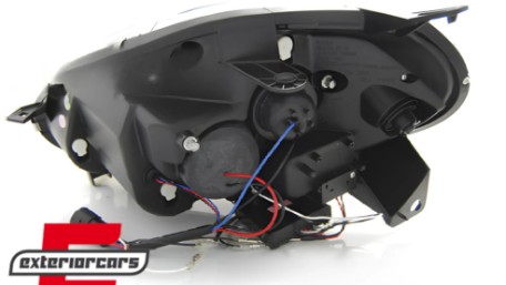Prednja svjetla LED DRL (chrome) / Fiat Punto EVO (10.2009-2012), LPFI27
