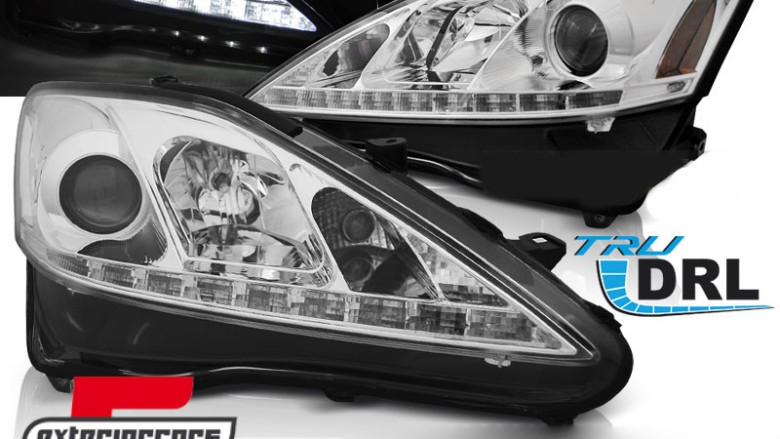 Prednja svjetla LED DRL (chrome) / Lexus IS XE20 (2006-2013), LPLE03