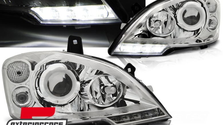 Prednja svjetla LED DRL (chrome) / Mercedes Vito W639 (2010-2014), LPME98