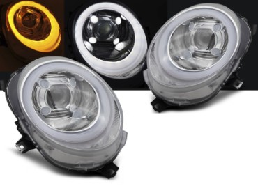 Prednja svjetla LED DRL (chrome) / MINI COOPER F54 F55 F56 (2014-2017), LPMC23