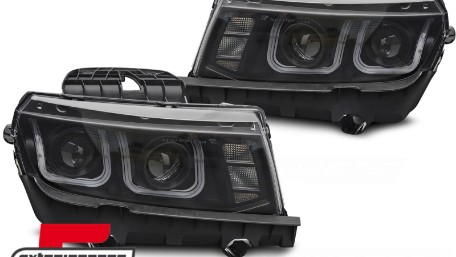 Prednja svjetla LED DRL (crna) / CHEVROLET CAMARO (2014-2015), LPCT21