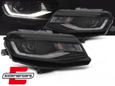 Prednja svjetla LED DRL (crna) / Chevrolet Camaro (2016-2018), LPCT16