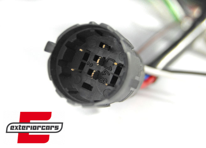 Prednja svjetla LED DRL (crna) / Fiat Punto EVO (10.2009-2012), LPFI28