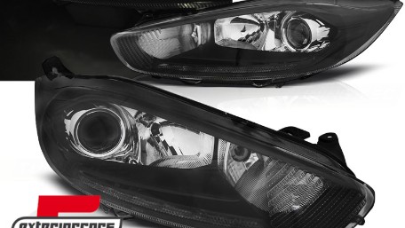 Prednja svjetla LED DRL (crna) / Ford Fiesta (2013-2016), LPFO69