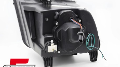 Prednja svjetla LED DRL (crna) / Ford Mustang V (2004-2009), LPFOA9