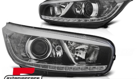 Prednja svjetla LED DRL (crna) / Kia Ceed II (2012-2018), LPKI03