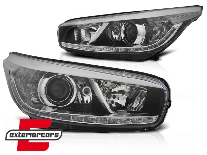 Prednja svjetla LED DRL (crna) / Kia Ceed II (2012-2018), LPKI03
