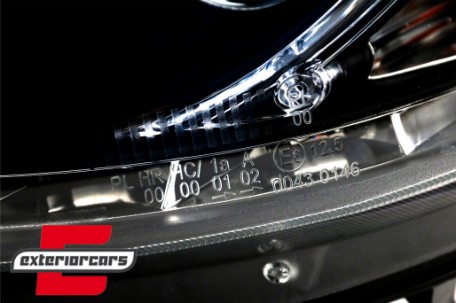 Prednja svjetla LED DRL (crna) / SEAT ALTEA LEON TOLEDO (04-09), LPSE10