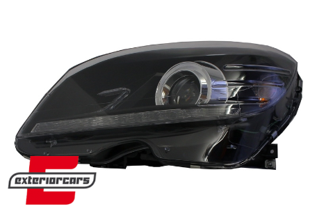 Prednja svjetla LED DRL Facelift look (crna) / Mercedes C klasa W204 S204 limuzina karavan (2007-2010), LPME89