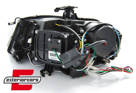 Prednja svjetla LED DRL Facelift look XENON (chrome) / Audi A4 B8 (2008-2011), LPAUD1